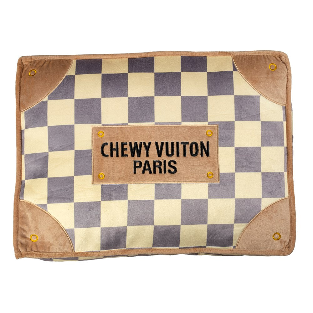Checker Chewy Vuiton Bed - Medium